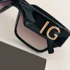 Designers fashionable rectangular frame sunglasses for men high quality outdoor glasses shading womens color changing lenses decorative mirrors DG4419