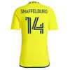 2024 NASHVILLE SC SCOUR JERSEYS DE 615 KIT MAN 24 voetbal shirts primair huis geel weg man in zwarte surridge Mukhtar Boyd Shaffelburg Moore Men Kids Uniform Kit