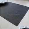 Mats & Pads Placemats Dining Table Mat Stain Slip Resistant Washable Pvc Heat Insation El Restaurant Drop Delivery Home Garden Kitchen Dhyzd