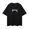 Summer Luxurys Brand Fashion Designer Magliette Magliette Trapstar High Street Letter Stampa grafica Tops Streetwear Casual Casual 100% Cotton T-shirt S-XL