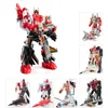 6 em 1 Superion HZX Transformation Toys Atualizar versão Ação Figura KO G1 Robot Aeronave IDW Modelo Boy Kids No Box 240408