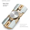 Beyblades Metal Fusion Coll MECHANICAL ARMOR Hand Spinner Pure Copper Metal Fingertip Gyro EDC Fidget Toys Metal Two Page for Adults Kids Antistress L416