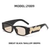 Retro Small Frame Palm Vinklar solglasögon för kvinnor med avancerade paneldesignbrev Palmvinklar solglasögon för män med personliga retroglasögon 177