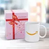 Taglie Prime Smile White Mug Coffee Coffee 330 ml Ceramica Coppa di latte e regalo di viaggio per la consegna di amici