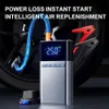 Nouveau Buwei Améliorer le saut de voiture Pumpe Pump Pumper Bank Lighting Portable Air Compressor Cars Batterrs Starters Auto Tire Iator