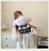 Anime Dark Lace Maid Kuromi My Melody Plush Doll Pingente Doll Kawaii Bichos de pelúcia de pelúcia Plushie Birthday Kids Kids Toys
