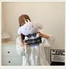 Anime mörk spets maid kuromi min melodi plysch docka pendell docka kawaii mjuka fyllda djur plushie födelsedagspresent barn leksaker