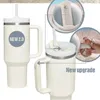 Tazze da 40 once di caffettiera pagliatta con bottiglia d'acqua portatile Largecapacity Travel BPA BPA Free Termal Cocktail Set 240417