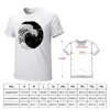 Herrpolos svartvit Great Wave T-shirt Animal Prinfor Boys Quick-Torking Blanks T Shirts For Men