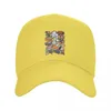 Бал -шапки Kawaii Manga Japan Sushi Baseball Cap для взрослых мультипликационные аниме -искусство регулируемая папа шляпа мужские женщины защита солнца шляпы