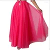 Jupes Fashion haute taille couture en tulle lame