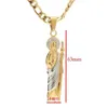 designer necklace Stainless steel cast Shakyamuni necklace pendant genuine gold electroplated non fading best-selling necklace Jesus pendant