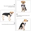 Vêtements pour chiens Tuxedo Tuxedo Chiens Shirts Animal Costume Wear Cotton Maridal Cosses Robes Mariages comme invité