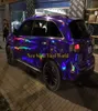 Iridescente Purple Chrome Holography Vinyl Wrap Sticker Rainbow Vinyl Film Foil Felha Decalque Bubble Car Styling9951419