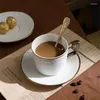 Керамическая чашка керамика Phnom Penh Penh Coffee Set European Cafe Creative Office Office послеобеденный чай многоразовый кружка домашней моды