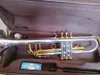 Trompeta de mejor calidad LT180S-37 Nueva trompeta plateada B Play Flat Top Instruments Musical Envío profesional