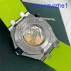 Fancy AP nadgarstek Watch Royal Oak Offshore Series Automatyczne mechaniczne nurkowanie wodoodporne stalowe gumki data daty męskiej Zegry 15710st