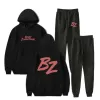 Bailey Zimmerman Merch Tracksuit Men Set mode Sporting Suit Hooded Sweatshirt +Sweatpants Herrkläder 2 stycken Set