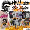 T-shirt maschile camicia Hellstar uomini donne T punk designer elastico a maniche corte Shorts Summer Fashion Sports Set Dropse Delivery A Dhiwc A DHIWC