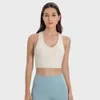 Lu-167 vrouwelijke yoga-outfits tanktop vrouwen korset sport bh push up crop tops fitness holle ademende sexy hardlopen atletisch sportkleding gym vest