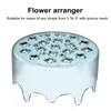 Vazolar Silikon Çiçek Izgara Vazo Düzenleme Tutucu Yeniden Kullanılabilir DIY Buket Spiral Ikebana STEM