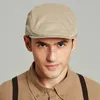 PKWZ Berets 2022 Spring and Summer Cotton Back Wear Hat Ivy For Lady Big Head Man Newsboy Cap Plus taille Béret 55-58CM 59-61CM D240418