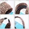 Headbands Wide Hairband Printing Dots Solid Turban Solid Elastic Hair Hoop Bands Head Hair Accessories Headband for Women Girls Headdress Y240417