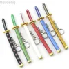 Keychains Lonyards Anime Keychain Sword Metal Key Key Scabbard Keyring Katana Buckle Key Chain Unisexe Jewelry Gifts D240417