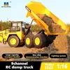 Diecast Model Cars Huina 553 RC Dump Truck Eloy Dump Truck Tractor Remote Control Radio Control 24g 9Channel Engineering Vehicle Excavator Childrens To J0417