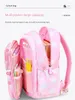 Bolsas escolares de alta qualidade geladeira porta lateral princesa dreamy color backpack os alunos do ensino fundamental protegendo a coluna vertebral