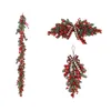 Flores decorativas Christmas Wreath Wreath