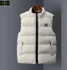 Stone Jacket Island Plus Size Coat Heren Vest Designer Warm Winter Classic Clothing Fashion Couple Draag luxe merk Dames buitenjas W42