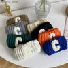 Headbands Winter Letters Wool Knitted Headbands Fashion Hair Accessories Women Wide-sided Elastic Hairbands Sports Wash Hair Hoop Headwear Y240417