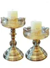 Bandlers en européen antique décoration de chandelier gllasstable mariage el dinom aux chandelles romantiques