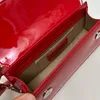 Роскошные женские обеденные сумки дизайнер мини -тотация рот Red Bag Ins Super Posplete Syle Ploudbody Beadbody Bag Fashiona High Beauty Кожаная сумочка кошелек