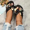 Zapatillas para mujeres chanclas de rayas sandalias de playa de moda