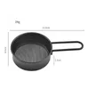 304 stainless steel mini flour sieve handheld baking tool 40 mesh small sieve home kitchen mesh sieve icing sugar sieve 1PC