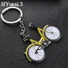 Keychains Lanyards Creative Bicycle Anhänger Keychain Sport Style Metal Bike Key Ring Männer Geldbeutel Dekor Geburtstag Geschenke D240417