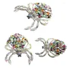 Broches Classic Spider Brooch Rhingestone Crystal Gilded Animal Grand Pin Pendant