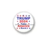 파티 호의 트럼프 2024 배지 브로치 핀 선거 용품은 미국을 막기 1.73 인치 드롭 배달 홈 정원 축제 이벤트 dhdze