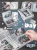 Party Supplies Laser Pocard Binder Kpop Shiny PU Leather Po Card Collect Book 3inch Pocket
