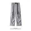 Pantaloni maschili uomini in stile coreano casual y2k largy maschile moda taglie 3xl pantaloni maschi oversize abiti harem