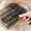 Accessories Packaging Organizers 12/30 Cells Storage Jewelry Box Plastic Transparent Earrings Display Convenient Organizer Case Gift For Women Y240417