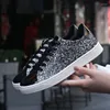 Zapatos casuales zapatos metálicos para mujeres encaje lentejuelas de zapatillas deportivas al aire libre 2024 diseñador de ocio skate de costura