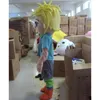 2024 Hot Sales Yellow Hair Boy Mascot Costume Suit Halloween Party Game Dress Outfit Performance Activity Sales Promotion