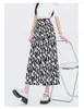 Röcke Chiffon Wickelte Rock Druckseite Split gerade hohe Taille Langes für Frauen Sommer Floral Faldas Largas Fashion Dropship