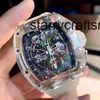 Men Watch Top Automatic Modified Wristwatches Rm011 Swiss Mechanical Crystal Case Made