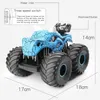 Diecast Model Cars RC Car Childrens Toy Remote Control Car Childrens Toy Bracket Spray Dinosaur Stunt med Lights Chinese Childrens Electric Car Toys J240417