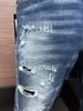 DSQ Phantom Turtle Men Men's Jeans Mens Designer Jeans Jeans Strained Musticed Guy Guy Coreal Hole Fashion Mass