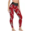 Leggings pour femmes homards rouges pantalons de yoga sexy design à imprimé animal